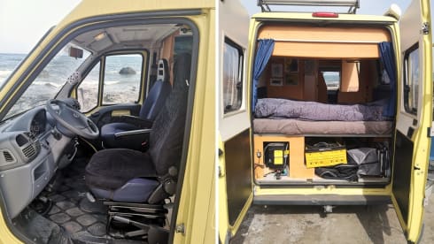 Cozy and convenient bus to travel through Europe