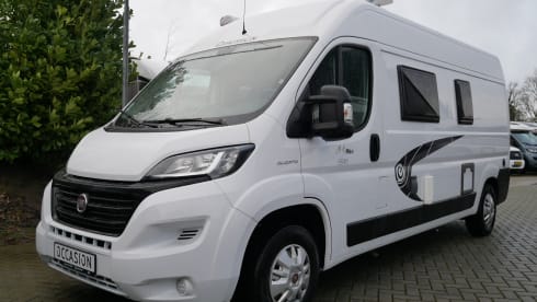 Chausson4, 4 sleeping- 4 seats, Bunk bed!