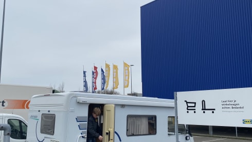 B544 – 5p Hymer integrated uit 1999