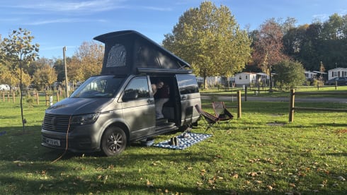 Jean  – 4 berth Volkswagen Transporter T6.1 POP Top campervan from 2020