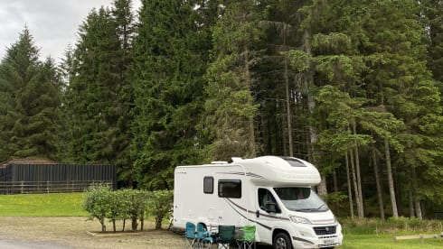 6 berth Fiat alcove from 2019
