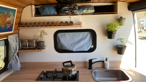 Comfortable off-grid camper for the nature lover
