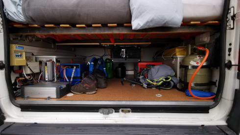 On an adventure with a reliable bus camper.