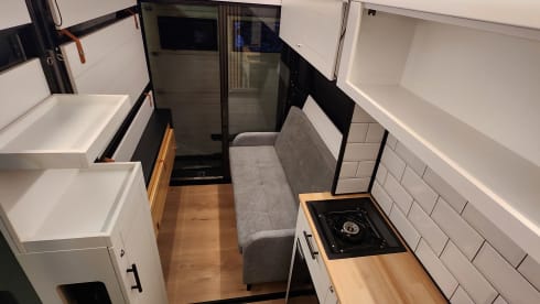 Onopvallende camper – 3p Volkswagen bus from 2020