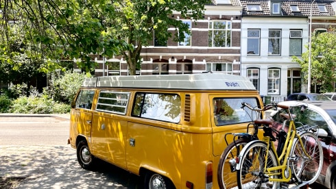 Ga op duurzame roadtrip met Calandria! ⚡️🚐 – 100% Electric! ⚡️ VW T2 "Calandria"