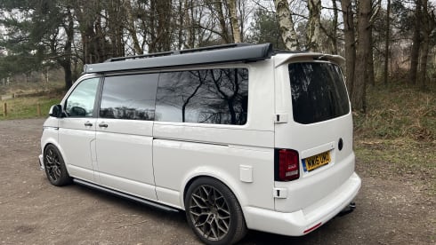 4 berth Volkswagen campervan from 2016