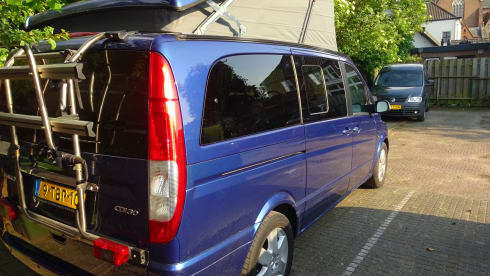 Discover Luxury and Adventure with our well-equipped Mercedes camper van!