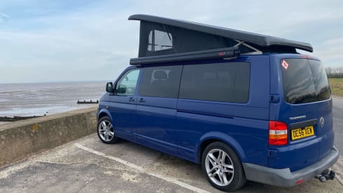 Barnie – T5 VW (2007), Blue Pop-Top (LWB)