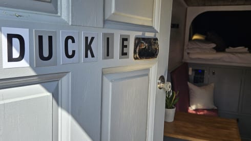 Duckie –  The quirky and comfortable off-grid campervan 