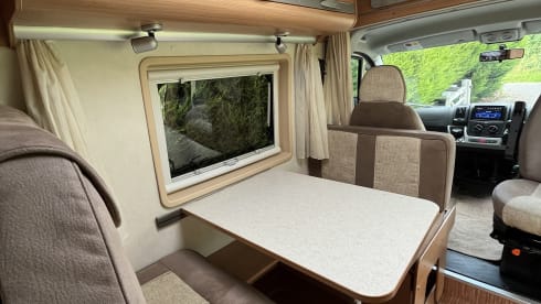The bus – 4 berth, fully loaded 
