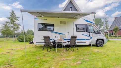 Camper met sfeer – 4 Person Chausson half integral