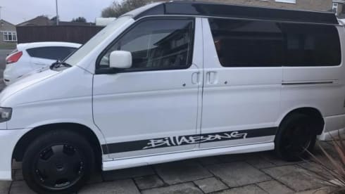 Baz – 4 berth Mazda Customised Campervan