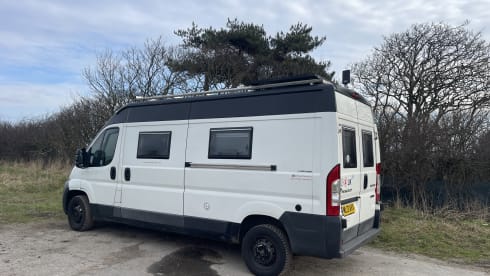 peggy  – 2 berth Peugeot off grid camper van
