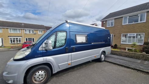 Large camper very spacious boot new looking interior fixed comfy bed.  – 3 berth Peugeot bus from 2007