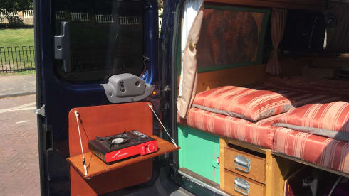 De Blauwe Rakker – Atmospheric camper van for the outdoorsman - Ford Transit