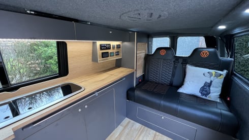 4 berth Volkswagen campervan from 2016