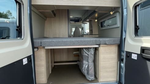 Spaßmobil – Only built this year: Pössl Summit for 5 vacationers