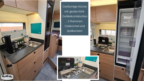 Joa 75T – Modern family mobile home for 5 people under 3.5t