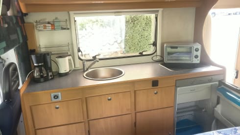 Nice compact camper with spacious kitchen