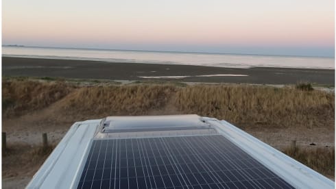 Boxer XL for tall people, surf camper with large garage