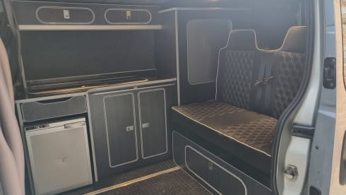 Solar, Fridge, etc. - 2 berth Vauxhall Vivaro Campervan 2014