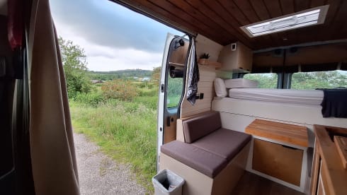 Off-grid self-built camper van from 2014