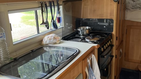 Travel companion Autotrail alcove from 2006