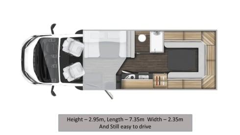 2021  Rollerteam 747. Six berth luxury motorhome