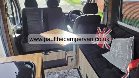 Paul – 2 1/2 berth Luxury Mercedes Campervan, with kennel - Inclusive Insurance