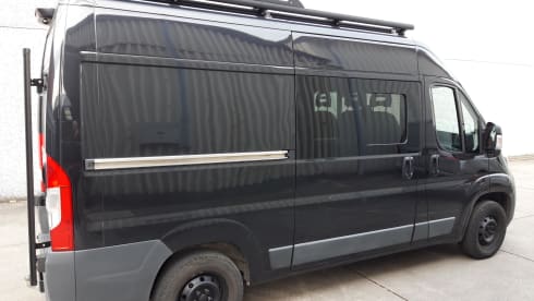 Off-grid campervan