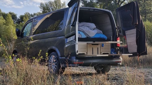2-seater Volkswagen campervan from 2013