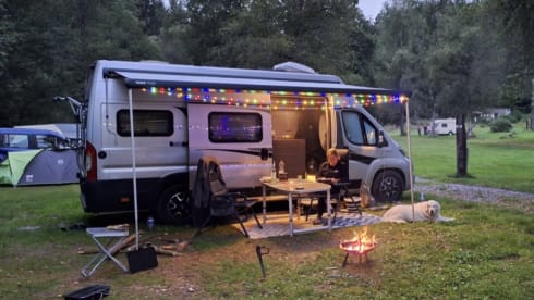 The spacious Columbus Knaus Freeway Boxstar