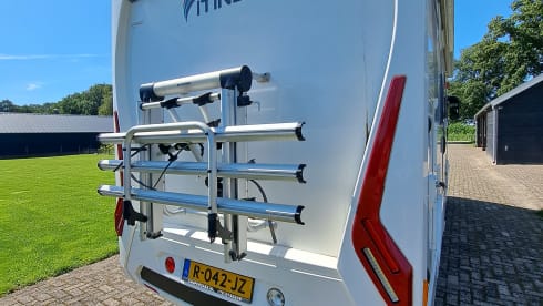 Family camper with bunk beds