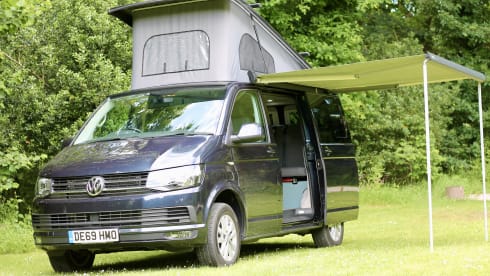 Ruthern –  VW T6  beautifully converted by Ecowagon.  Pitch available