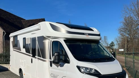 Tweede thuis op wielen. – New 4p Fiat semi-integrated motorhome from 2023