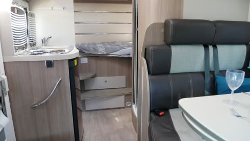 Chausson C514-2, sleeps 4, seats 4.