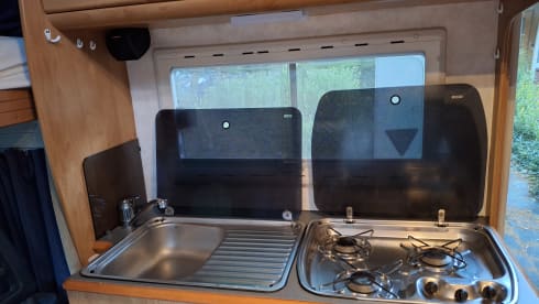 jolie alcôve pour camping-car familial