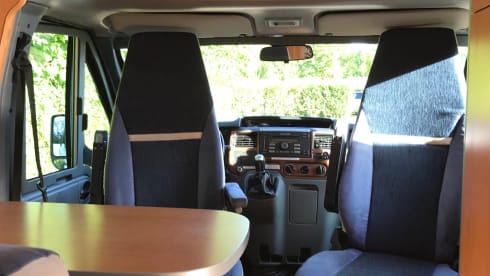 2 person Hymer with length beds