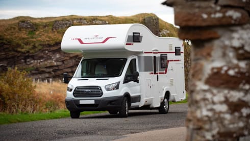 Priya – NC500 6 person Motorhome Campervan Hire Inverness Airport