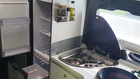 Luxury mobile home with spacious beds and a very large garage