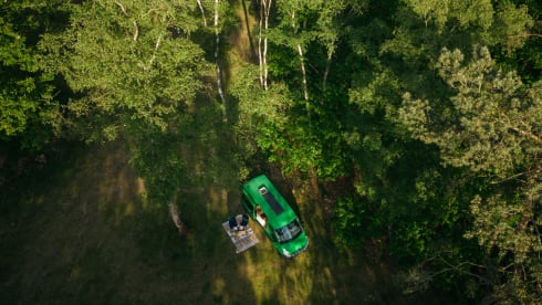 The Green House – Ein eigenständiger Luxus-Renault Master mit zwei Schlafplätzen!