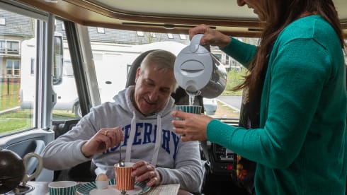 Wheelchair accessible camper