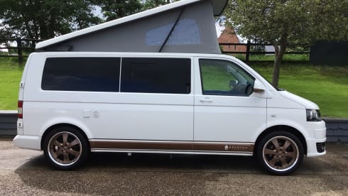 4 berth Volkswagen campervan from 2013