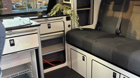 4 berth Volkswagen campervan from 2016