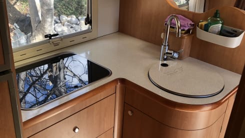 Laika X695 motorhome with garage