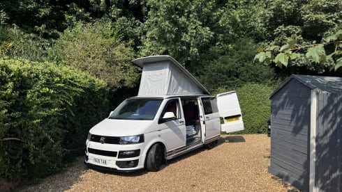 4 berth Volkswagen campervan from 2009