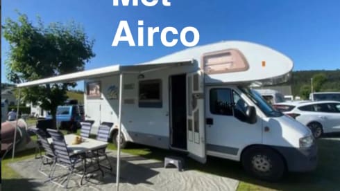 Sun traveller – Very neat and complete 6p Knaus alcove built in 2005 with air conditioning