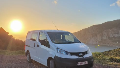 2-seater Nissan campervan from 2017