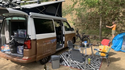 VW California automatic, full option, 2021 with surfboard holder
