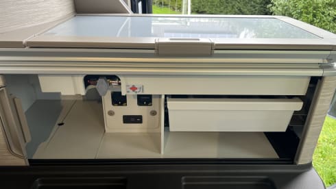 VW California Ocean T7 (2026) blauw-wit